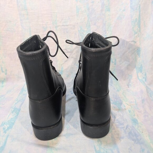 Ariat Heritage Lacer II Black Leather Lace-Up Boots - US 9.5 EE / EUR 42.5 W - Picture 4 of 10